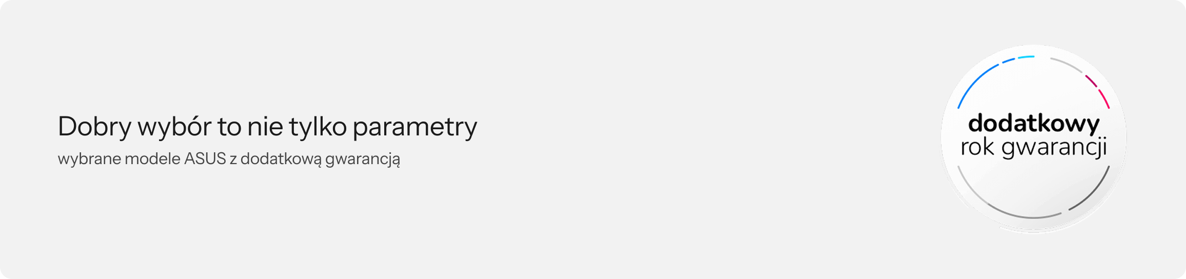ASUS – dodatkowy rok gwarancji