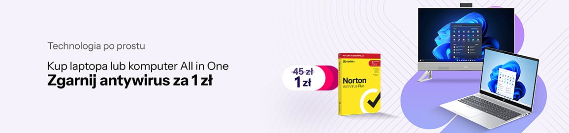 Kup laptopa lub komputer All in One i zgarnij antywirus za 1 zł