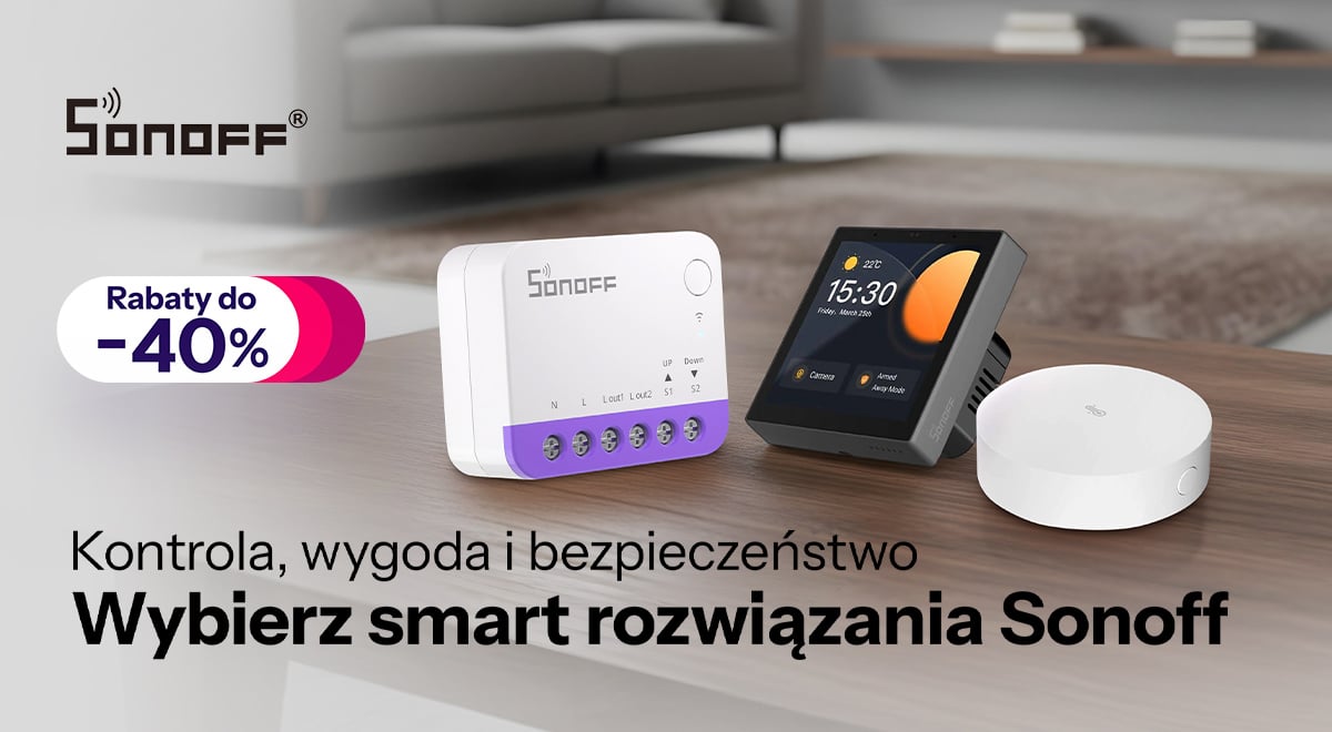 Sonoff-  smarthome w promocyjnych cenach