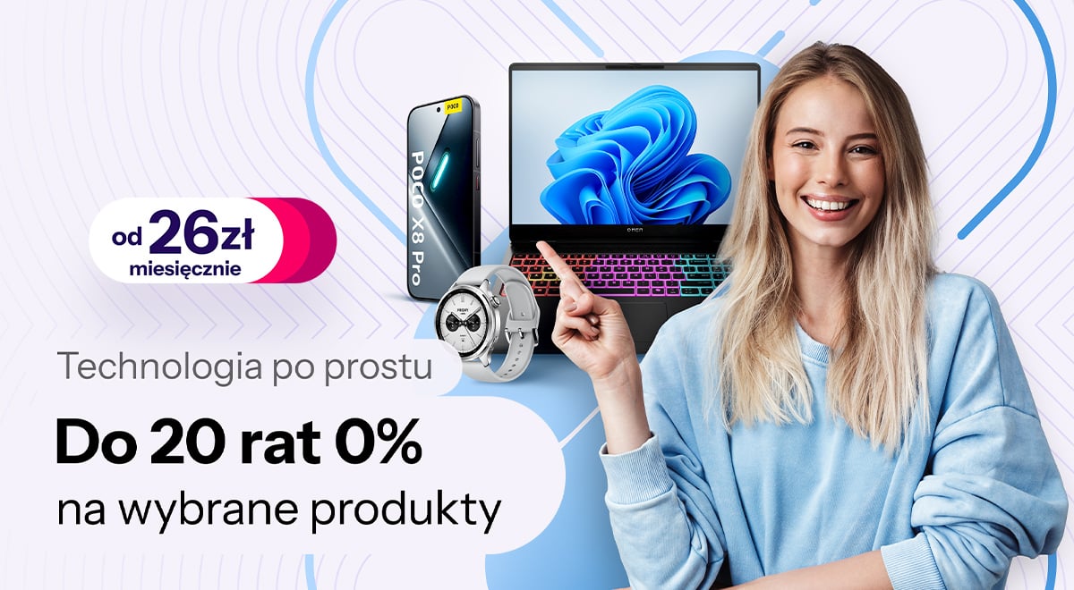 Raty 0% na wybrane produkty
