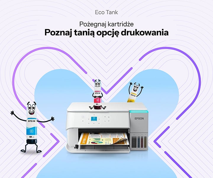 Pożegnaj kartridże, drukuj taniej  z Epson EcoTank