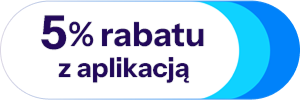 5% rabatu z aplikacją